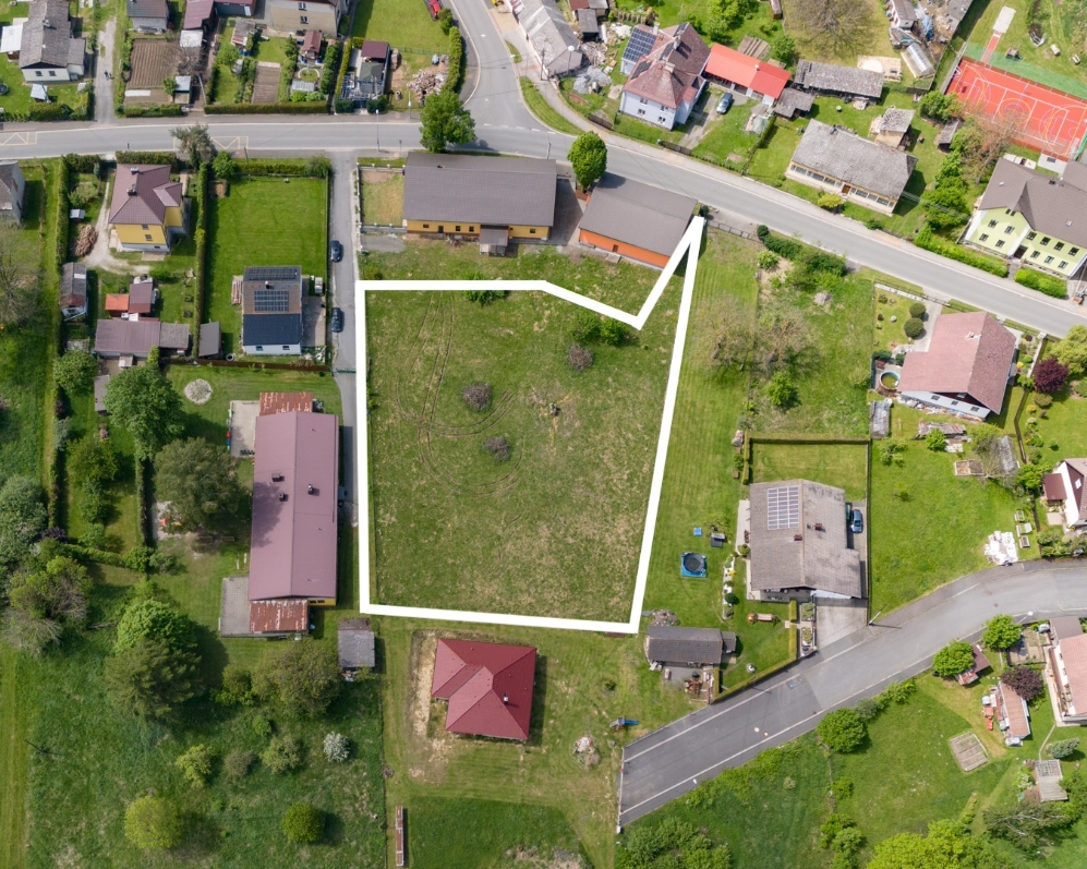 Prodej stavebního pozemku v Chudeníně